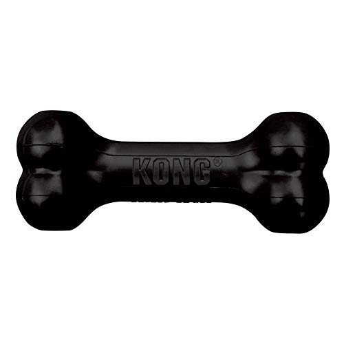 KONG Extreme Goodie Bone Durable Rubber Dog Bone for Power Chewers Black for Large Dogs KONG Extreme Goodie Bone Durable Rubber Dog Bone for Power Chewers Black for Large Dogs