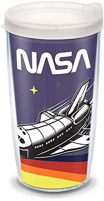 Tervis NASA Retro Flight Insulated Tumbler with Wrap and Frosted Lid 16oz Clear Tervis NASA Retro Flight Insulated Tumbler with Wrap and Frosted Lid 16oz Clear