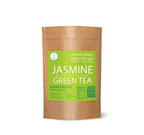 Premium Jasmine Green Tea by Two for Tea Natural Jasmine Green Tea drinks Natural Loose Leaf Jasmine Green Tea 226gr 8oz Jasmine Green Tea leaves Asian Jasmine Green Tea loose leaf Chinese Premium Jasmine Green Tea by Two for Tea Natural Jasmine Green Tea drinks Natural Loose Leaf Jasmine Green Tea 226gr 8oz Jasmine Green Tea leaves Asian Jasmine Green Tea loose leaf Chinese