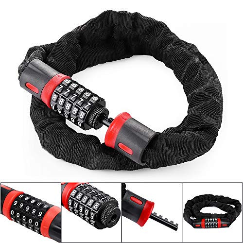 TONWON Bike Lock Security Anti Theft Bike Lock Chain Key Less Bicycle Chain Lock for Bike Motorcycle Bicycle Door Gate TONWON Bike Lock Security Anti Theft Bike Lock Chain Key Less Bicycle Chain Lock for Bike Motorcycle Bicycle Door Gate