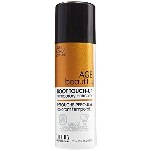 AGEbeautiful Root Touch Up Sprays Temporary Haircolor Light Golden Blonde by AGEbeautiful