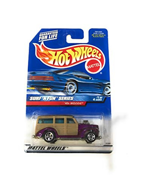 HW Serin 1999 HOT Wheels 40s Woodie 1 4 Purple 961 surf n Fun Series HW Serin 1999 HOT Wheels 40s Woodie 1 4 Purple 961 surf n Fun Series