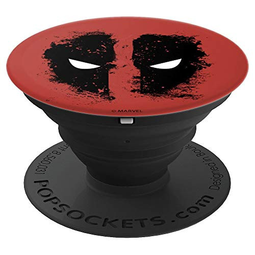 Marvel Deadpool Paint Splatter Logo PopSockets Grip and Stand for Phones and Tablets