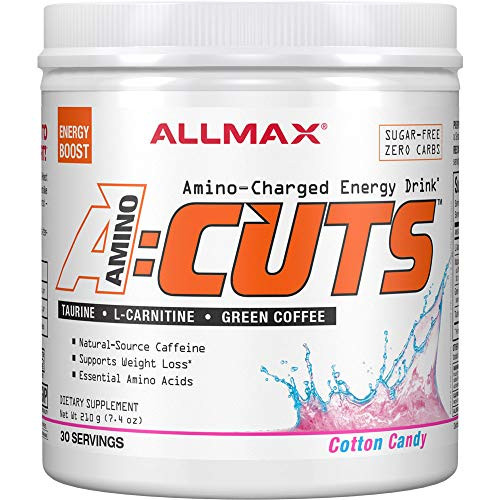 ALLMAX Nutrition ACUTS  Amino Charged Energy Drink  Cotton Candy  7 4 oz  210 g