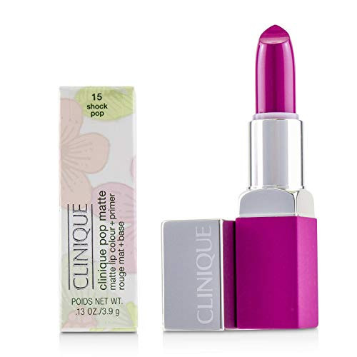 Clinique Pop Matte Lip Colour   Primer   15 Shock Pop  3 9g 0 13oz