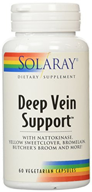 Solaray Deep Vein Support Veg Cap Btl Plastic 60ct Solaray Deep Vein Support Veg Cap Btl Plastic 60ct