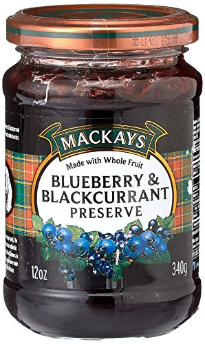 Mackays Blueberry and Blackcurrant Preserve  12 Ounce