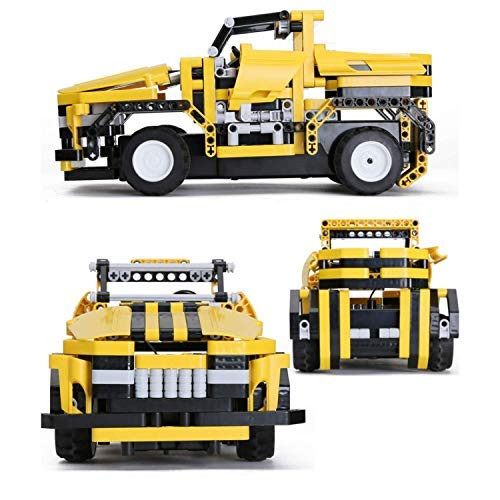 RC Car Engineering for Kids2 in 1 Jeep Racer Toy Remote Control Car Kit Building Blocks Set Educational STEM Learning Toys Gift for Boys and Girls Age 7Year Old and Above Top Birthday Kids Gifts Idea