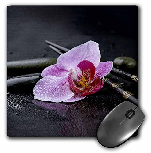 3dRose Orchid Flower Asia Style with Chopstick Photography Mouse Pad  mp 268198 1