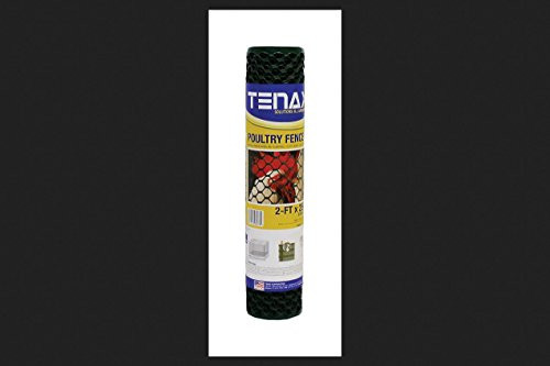 Tenax 72120942 Plastic Poultry Fence  Green