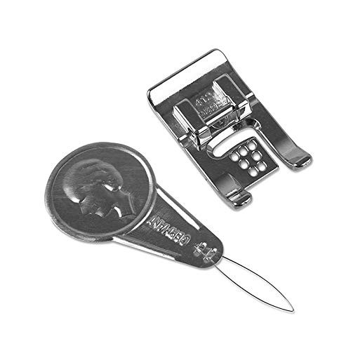 ZIGZAGSTORM Snap On 4129899 45 7Groove Cording Presser Foot for Viking D 1 2 4 5 6 7 8 Sewing Machine ALT  4120143 45   4129899 45