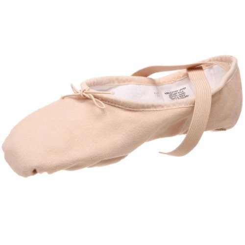 Bloch Women s Pump Split Sole Canvas Ballet Shoe Slipper  Pink  2 D US