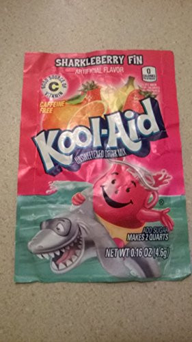 Sharkleberry Fin Kool Aid  Powdered Drink Mix  Package of 48
