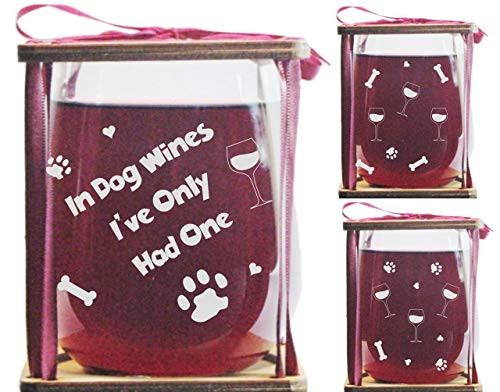 In Dog Wines I ve Only Had One Stemless Wine Glass and Presentation Packaging