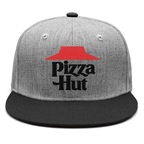 uter ewjrt Adjustable Pizza Hut Logo Flat Brimmed Hat Classic Snapback Cap Black uter ewjrt Adjustable Pizza Hut Logo Flat Brimmed Hat Classic Snapback Cap Black