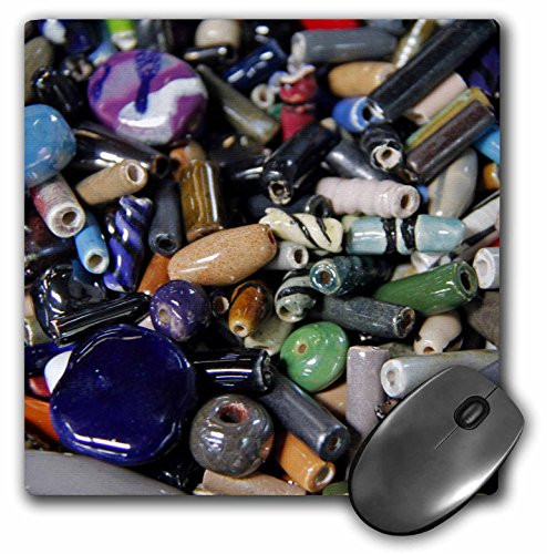 3D Rose Kazuri Bead Factory Crafts Nairobi KenyaAf21 Kwi0076Kymri Wilt  Matte Finish Mouse Pad   8 x 8    mp 131932 1
