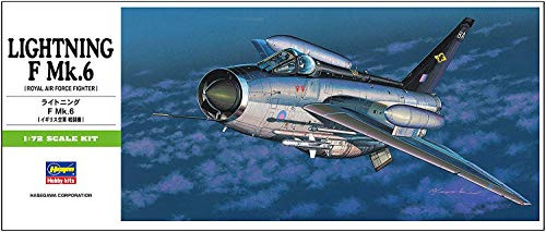 Hasegawa 1 72 Scale British RAF Lightning F Mk 6 Fighter Aircraft Plastic Model Building Kit 00245 Hasegawa 1 72 Scale British RAF Lightning F Mk 6 Fighter Aircraft Plastic Model Building Kit 00245