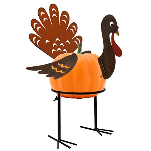 yosager Turkey Pumpkin Making Kit Colorful Metal Thanksgiving DIY Pumpkin with Stand Poke into Pumpkin Thanksgiving Decoration for Autumn Fall Thanksgiving Harvest Home Decor yosager Turkey Pumpkin Making Kit Colorful Metal Thanksgiving DIY Pumpkin with Stand Poke into Pumpkin Thanksgiving Decoration for Autumn Fall Thanksgiving Harvest Home Decor