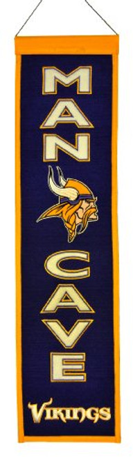 Winning Streak NFL Minnesota Vikings Man Cave Banner Winning Streak NFL Minnesota Vikings Man Cave Banner