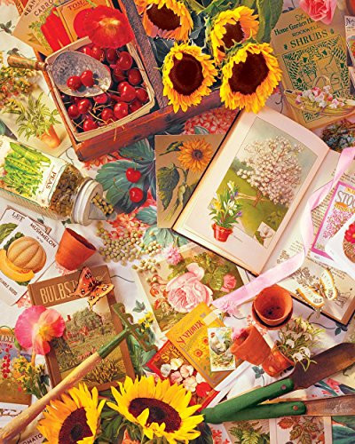 Springbok Puzzles - Garden Beginnings - 1500 Piece Jigsaw Puzzle - Large 28.75 Inches by 36 Inches Puzzle - Made in USA - Unique Cut Interlocking Pieces