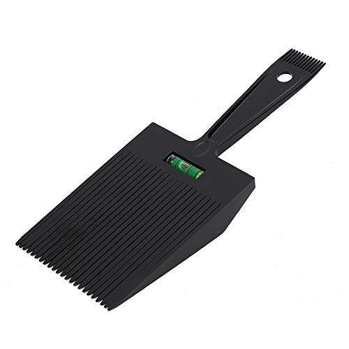 Flat Top Guide Comb  Professional Flat Top Comb Dual Ended Hair Comb  Barber Hair Comb with Accurate Water Leveling for Men   Girl Haircut  Black