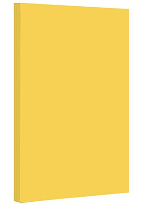 Goldenrod Pastel Color Card Stock   67Lb Cardstock   11 x 17 Inches   50 Sheets Per Pack