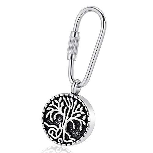 Imrsanl Cremation Jewelry Keychain for Ashes Stainless Steel Keepsake Urns Key Chain for Ashes Memorial Ash Jewelry Pendant Key Ring Tree of Life Imrsanl Cremation Jewelry Keychain for Ashes Stainless Steel Keepsake Urns Key Chain for Ashes Memorial Ash Jewelry Pendant Key Ring Tree of Life