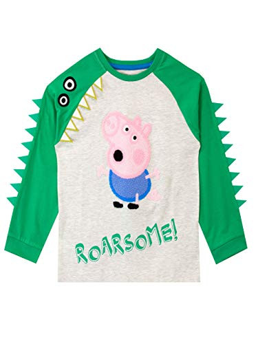Peppa Pig Boys  Long Sleeve Top Grey Size 4
