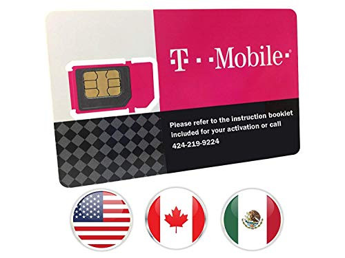 T Mobile Prepaid SIM Card Unlimited Talk  Text  and Data in USA for 10 Days