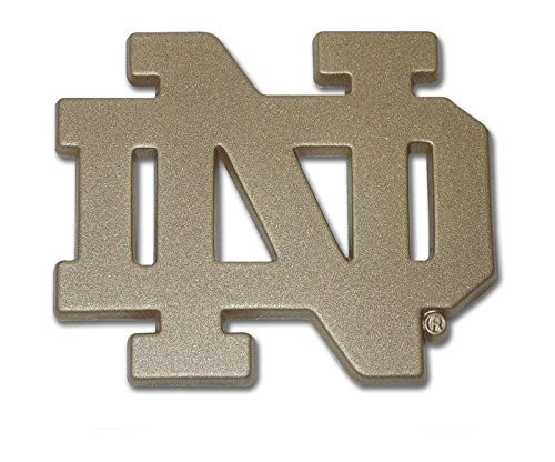 Notre Dame Gold  ND  METAL Auto Emblem