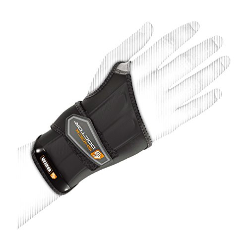 Shock Doctor Black Wrist Sleeve Wrap Support  Right  Small