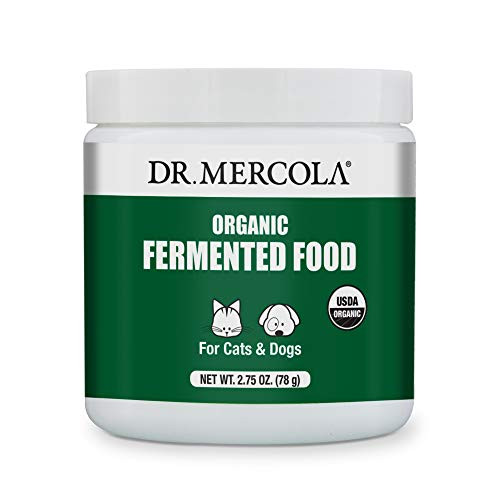 Dr  Mercola Organic Fermented Food for Cats   Dogs  2 75 oz  per Container  78g   Non GMO  Gluten Free  Soy Free  USDA Organic