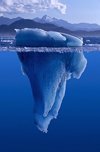 Posterazzi Tip Of The Iceberg Digital Composite Poster Print   11 x 17