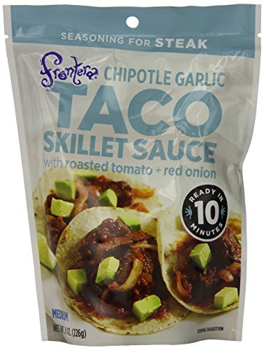 Frontera Pouch  Taco Garlic Steak Skillet  8 Ounce  Pack of 6