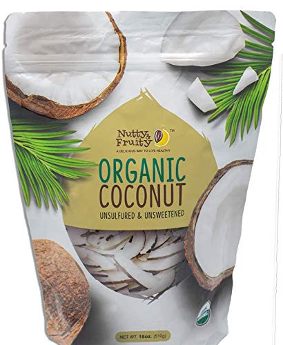 Nutty   Fruity Organic Coconut Strips  Unsulfured   Unsweetened