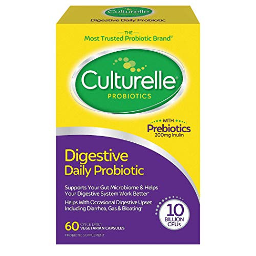 Culturelle Daily Probiotic  60 count Digestive Health Capsules   Works Naturally with Your Body to Keep Digestive System in Balance*   With the Proven Effective Probiotic