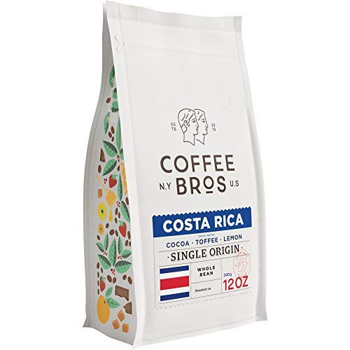 Costa Rican Coffee by Coffee Bros   100 Arabica  Single Origin Whole Bean Coffee  12oz