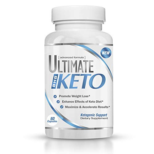 Ultimate Keto   BHB Exogenous Ketones Supplement   Weight Loss and Keto Diet Support   Enter Fast Ketosis   Burn Fat   Beta Hydroxybutyrate Mineral Salts Formula for Men and Women