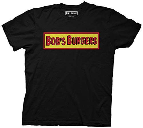 Mens Bob s Burgers Logo T Shirt Bob s Burgers Mens Fashion Shirt Bob Tina Louise Belcher Black Large Mens Bob s Burgers Logo T Shirt Bob s Burgers Mens Fashion Shirt Bob Tina Louise Belcher Black Large