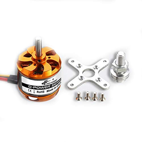 FlashHobby D3536 Brushless Motor 750KV 910KV 1000KV 1250KV 1450KV for RC Aircraft Plane and Helicopter Brushless Outrunner Motor  750kv