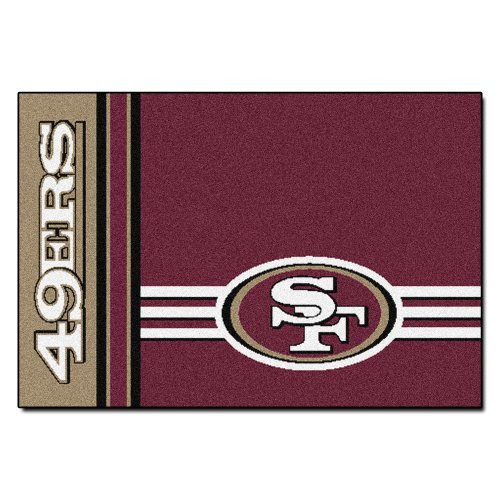 FANMATS NFL San Francisco 49ers Nylon Face Starter Rug