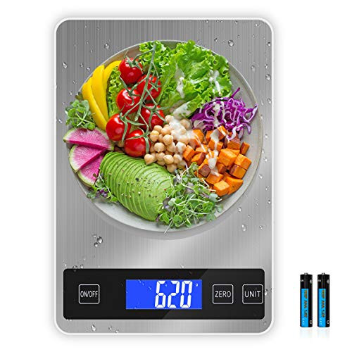 Digital Kitchen Scale DEMALO 22lbs 5 Units Food Scale Weight Grams and Ounces with Tare Function Large Panel Digital Scale with LCD Display 1g 0 1oz Precise Graduation Scale for Baking Cooking Digital Kitchen Scale DEMALO 22lbs 5 Units Food Scale Weight Grams and Ounces with Tare Function Large Panel Digital Scale with LCD Display 1g 0 1oz Precise Graduation Scale for Baking Cooking