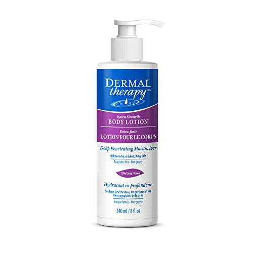 Dermal Therapy Extra Strength Body Lotion   Hydrating Treatment Restores Moisture to Heal Dry  Cracked  Itchy Skin   5 Alpha Hydroxy Acids and 10 Urea   8 fl  oz