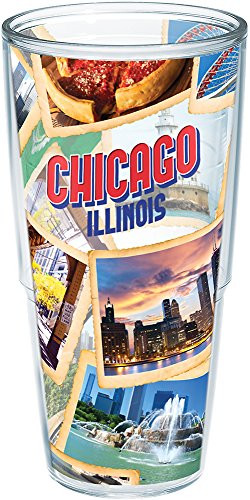 Tervis Chicago Collage Wrap Clear Inner 24oz Tumbler with No Lid