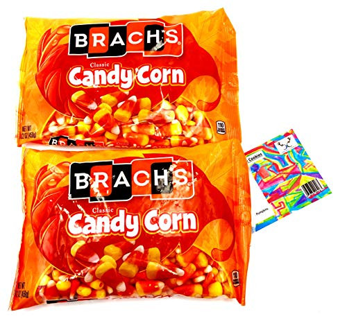 Brachs Candy Corn Bundle Two  2  Bags of Brachs 16 2oz Candy Corn and one Recipe Card from Carefree Caribou  Over Two Pounds of Delicious Brachs Candy Corn