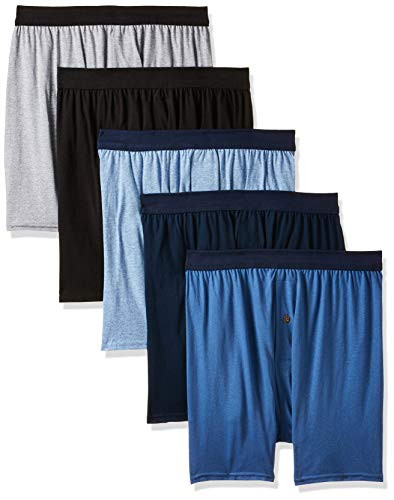 Hanes Men s 5 Pack Comfortsoft Boxer with ComfortFlex Waistbands  Assorted  XX Large