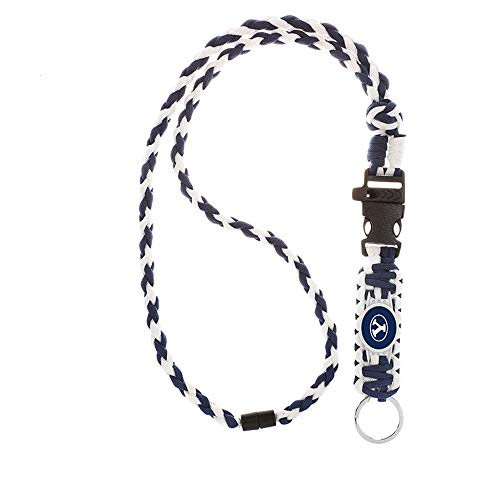 Swamp Fox Brigham Young University BYU Cougars Paracord Lanyard with Team Charm  Neck Clasp  and Keychain Release