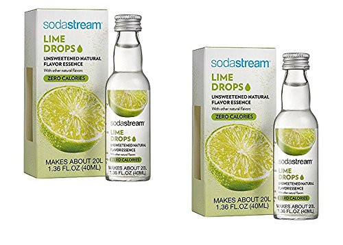 SodaStream Fruit Drops Lime Flavor 1 36 fl oz  Pack of 2