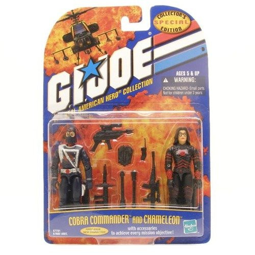 Cobra Commander and Chameleon GI Joe The Real American Hero Collection 2-Pack