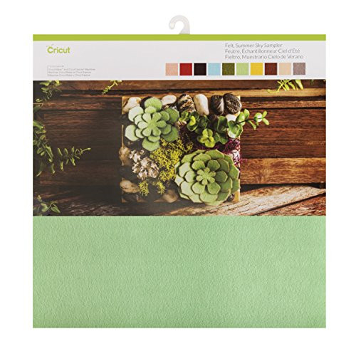 Cricut Felt Sampler Summer Sky 12x12 Cricut Felt Sampler Summer Sky 12x12